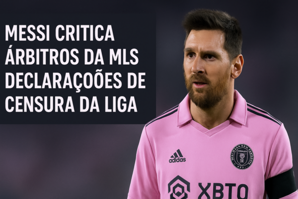 Messi gera polémica nos EUA ao acusar árbitros da MLS de desconhecerem regras básicas.