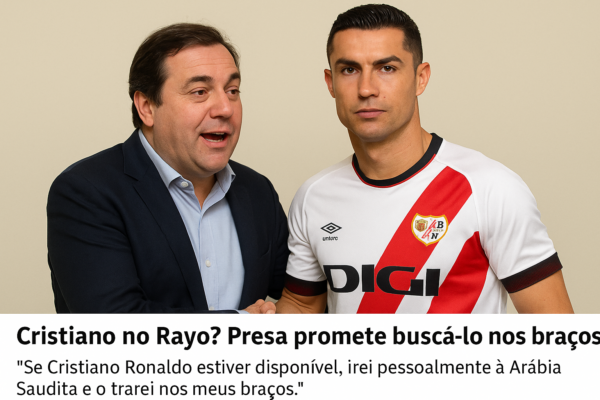 Cristiano no Rayo? Presa promete buscá-lo nos braços.