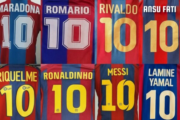 Os Ex-Camisa 10 do FC Barcelona: Uma Linha de Lendas.